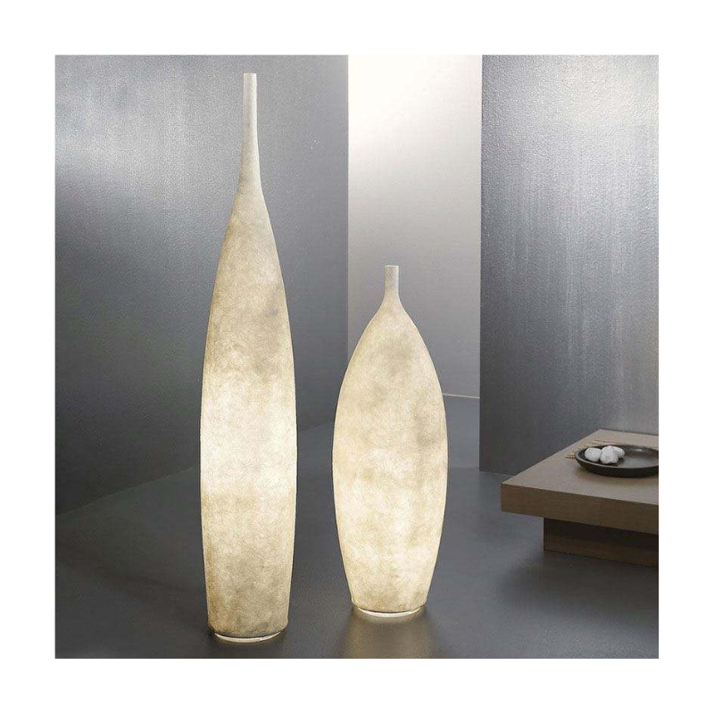 Elongated Pod Vase Lamps